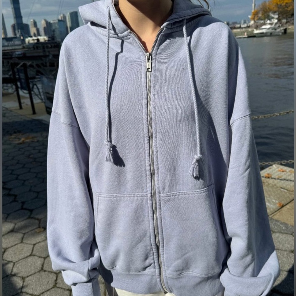Brandy Melville Light Periwinkle Christy Hoodie